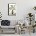 thumbnail image 3 of Stupell Industries Rustic Lodge Vase of Olive Branches Black Floating Frame Canvas Art, 17 x 25, by Creative Studio, 3 of 8