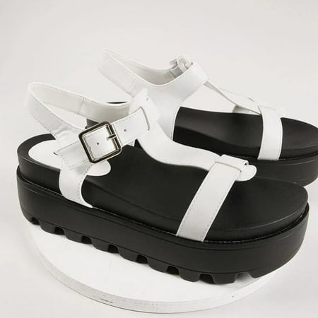 

Vedolay Keen Sandals for Women Women s Comfy Orthotic Anti-Slip Breathable Platform Wedge Sandals White 8