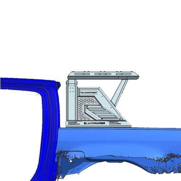 Black Horse Offroad AR2-01B Bed Cargo Rack