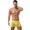 Yellow, variant on Tejiojio Men's Classic-Fit Cargo Shorts Comfortable Breathable Casual Sports Low Waist Solid Color Boxer Shorts