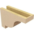thumbnail image 5 of 4"W x 12"D x 8"H Classic Newport Rough Cedar Woodgrain TimberThane Corbel, Primed Tan, 5 of 6