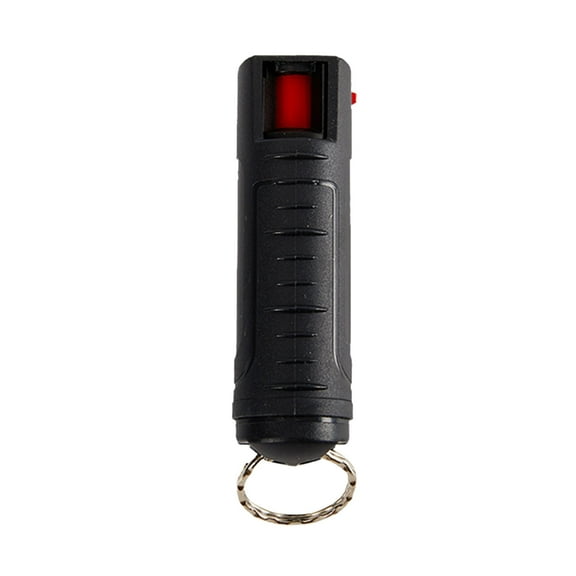 Pepper Spray Keychain,Compact Safety Keychain, Pocket Pepper Sprays, Trendy Self Defense Keychain for Everyday Protection, 20ml,Black