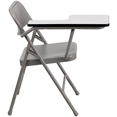 Premium Steel Folding Chair with Right Hand Tablet Arm