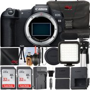 Canon EOS R8 Camera, 24.2MP, 4K60p, RF 24-50mm Lens, 2x32GB Cards, LED ...