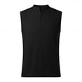 thumbnail image 4 of QSAWXQZ Men's Cotton Linen Tank Top Button V Neck Sleeveless Solid Lightweight T-Shirt Summer Casual Vest M, 4 of 4