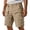 40#Khaki, variant on Men's Urban Tactical Military Cargo Shorts Rip Stop Outdoor Camo Shorts