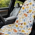 thumbnail image 4 of XYZCANDO Floral Pattern Non-Slip Sport Towel Seat Cushion for Travel Hiking, Easy Install Comfortable Car Seat Protector, 4 of 11