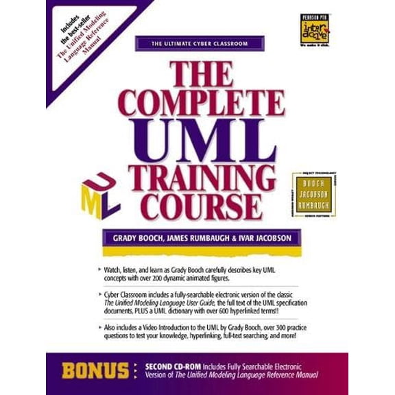 Pre-Owned The Complete Uml Training Course: The Ultimate Cyber Classroom, 9780130870148, 0130870145, Paperback, Pck edition