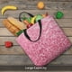thumbnail image 5 of Fotbe Pink Glitter Bolsa Tote con Estampado para Mujer, Bolsos con Cremallera, Bolsa de Hombro Casual de Gran Capacidad con Bolsillos Internos, 5 of 7