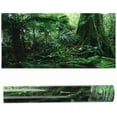 thumbnail image 1 of ZOUSSIQI Fish Tank 3D Rainforest Background, PVC Adhesive Underwater World Aquarium Decor Backdrop Poster Wallpaper Landscape Sticker CA919-58875, 1 of 9