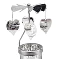 thumbnail image 3 of Spinning Tea Light Candle Holder Rotating Moon Light Holder Candlestick for Festive Wedding Heart, 3 of 9