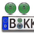 thumbnail image 3 of 2pcs 3D gel sticker license plate seal badge, TUV plaque decals -GSLA-Good, 3 of 4