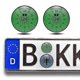 thumbnail image 3 of 2pcs 3D gel sticker license plate seal badge, TUV plaque decals -GSLA, 3 of 4