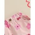 thumbnail image 7 of Suealasg Kids Baby Girls Summer Shorts 6M 1T 2T 3T 4T Toddler Girls Elastic Waist Strawberry Floral Print Casual Short Pants, 7 of 7