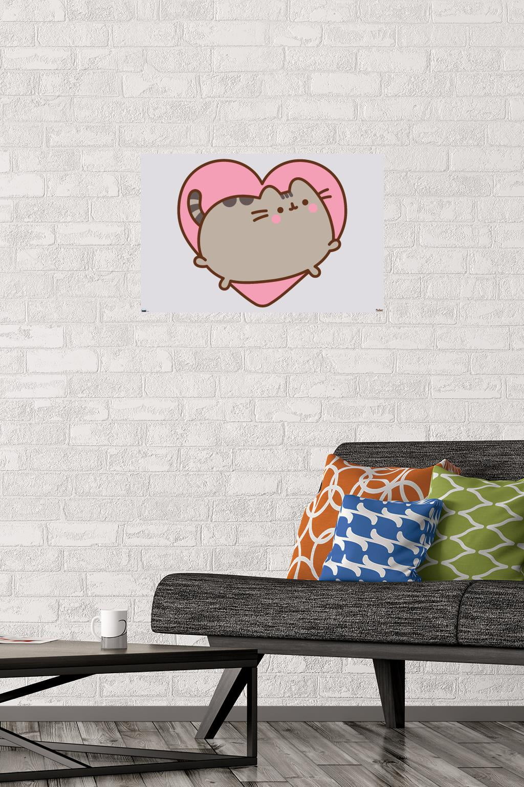 Pusheen - Heart Wall Poster, 14.725" x 22.375"