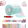 thumbnail image 1 of Glitter Bubble Nano Tape Toy Set, Tape Bubble Kit, Elastic Double Sided Craft Set, Stress Ball Making, DIY Nano Tape Bubbles Squishy Making Craft Set,Squishy Making Maker Kit for Girls, 1 of 5