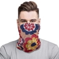 thumbnail image 2 of ZQUUVOU Men's and Women's Printed Neck Gaiter Washable Balaclava Sun Protection Bandana Scarf Mask Hiking Fishing Face Mask Multicolor B, 2 of 5
