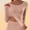 Pink, variant on Fnooota Women's Thermal Tops, Long Sleeve Crew Neck Winter Warm Stretch Womens Base Layers Underwear Pink Size XL