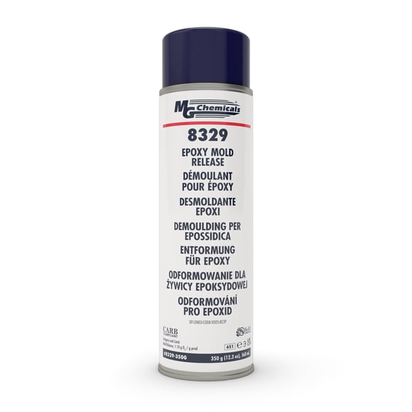 Desmoldante para moldes de epoxi MG Chemicals 8329 sin silicona 568 ml