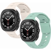 MYKOMI Silicone Bands Compatible for Samsung Galaxy Watch Ultra 47mm Replacement Wristbands Bands for Galaxy Watch Ultra 47mm Smartwatch Accessories