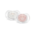 thumbnail image 1 of Suavinex, Chupete, 0-6 Meses, 2 Pack, Rosa/Beige, 1 of 6