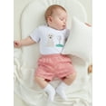 thumbnail image 5 of BemeyourBBs Toddler Baby Boy Valentines Day Outfit Spring Summer Clothes Cute Fire Engine Embroidery Short Sleeve T-Shirt Top and Plaid Shorts Set, 5 of 9