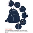 thumbnail image 4 of BadPiggies Casual Small Backpack Waterproof Nylon Purse Lightweight Travel Bag Daypack for Women, 4 of 6
