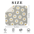 thumbnail image 3 of 2 Pcs Daisy Floral Dish Drying Mat - 16 X 18 Inch Absorbent Microfiber Kitchen Counter Mat – Quick-Dry Dish Rack Alternative, Dish Drying Pad for Dishes, Cups, Utensils, Pots & Pans, 3 of 3