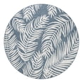 thumbnail image 2 of Unique Loom Outdoor Botanical Collection Area Rug - Palm (10' Round Blue/Navy Blue), 2 of 6