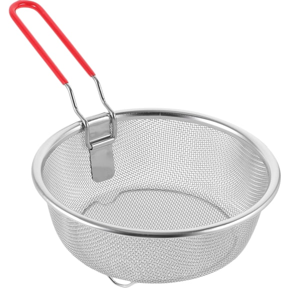 DINHEAROM 1Pcs Pasta Blanching Basket With Stainless Steel For Home And Commercial Use