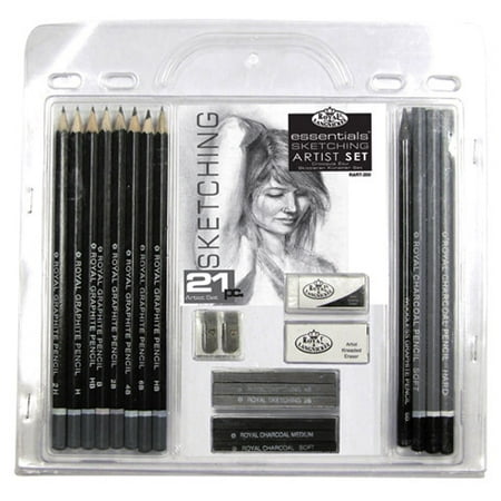 Royal & Langnickel Essentials Sketiching Art Set: 21 Pieces