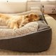 thumbnail image 4 of Doghouse All-season Universal Medium and Large Dog Pet Sofa Golden Fur Bed Mat Pet House Winter Warm Sleeping Pad Accesorios ShopWise Round, 4 of 7