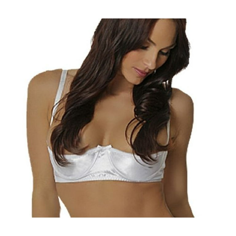 Empire Intimates Satin w Lace Shelf Bra Open Push-up Fits Cups B and C,  Lavendar, 34 : : Clothing, Shoes & Accessories