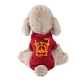 thumbnail image 6 of Monebena 1 Pcs Dog Halloween Costumes Funny Pumpkin Dog Puppy Clothes Soft Halloween Costumes for Small Medium Large Dogs Cats Kitten M01, 6 of 9