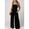 thumbnail image 2 of Mono elegante para mujer, verano 2023, tirantes sexys, sin mangas, de una pieza, pantalones de pierna ancha, ropa de trabajo de oficina, monos de mujer, 2 of 5