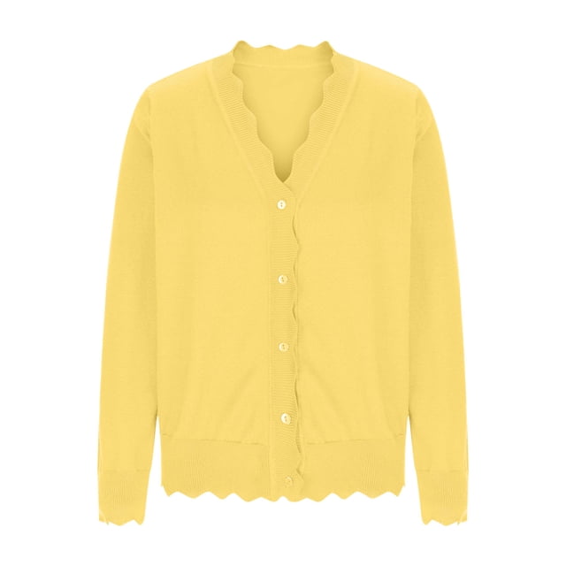 Erwazi Cardigan Sweaters for Women Fall Trendy Button Down Open Front Lightweight Cardigans