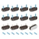 thumbnail image 1 of Uxcell 12Pcs almohadillas de fieltro con clavo, deslizadores para muebles de madera (18mm, marrón), 1 of 5