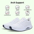 thumbnail image 3 of Artlea Women Arch Support Walking Shoes Orthotic Tennis Shoes for Plantar Fasciitis Women Fashion Sneakers for Foot Pain Relief, Size 6-11, 3 of 7