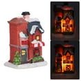 thumbnail image 4 of Christmas Resin House, Home Decoration Christmas Village Houses LED Light House Lighting Function  For Artisans For Collectors For Model Lovers, 4 of 8
