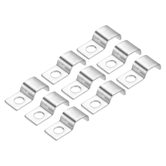 Unique Bargains 30Pack Pipe Strap, 304 Stainless Steel Pipe Support Strap Fit for 13/32in(10mm)