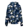 thumbnail image 4 of Bovemsi Sweatshirt for Women Fashion Spring Autumn Casual Long Sleeve Hoodies Sweatshirts Top Camo Hoodie, 4 of 7