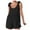 Black, variant on Diufon Womens Rompers Adjustable Elastic Waist Shorts Solid Color Overalls Pockets Loose Wide Leg Jumpsuit