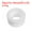 White, variant on 4Pcs Snap Rubber Grommet Hole Plug Mount Dia 20mm ID 16mm H 14mm Seal Anti-Scratch for Cable Pipe Black