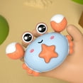 thumbnail image 6 of Cute Crab Pull Back Toy Car for Toddlers, Mini Inertia Slider Vehicle with Light Up, Kids Educational Learning Toys for Boys Girls Age 1 2 3 4 Year Old, Orange, 6 of 7