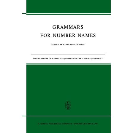 Foundations of Language Supplementary Grammars for Number Names, Book 7, (Paperback)