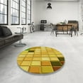 thumbnail image 3 of Ahgly Company Indoor Rectangle Patterned Bright Gold Yellow Area Rugs, 2' x 5', 3 of 6