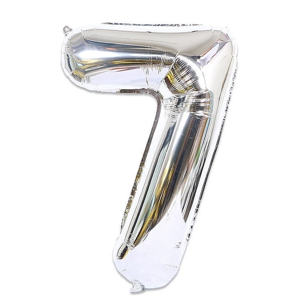 Globo de aluminio digital grande de 90 cm, globo de helio de papel de aluminio para cumpleaños de 40 pulgadas, dorado, plateado y oro rosa