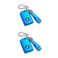 thumbnail image 2 of Kenally Llavero de coche desmontable elegante funda protectora brillante accesorios con reemplazo de llavero para CX-5/CX-30/CX-9 2020-2021 azul Azul 2piezas Kenally CBP383938, 2 of 6