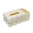 thumbnail image 2 of Caja de pañuelos, soporte elegante dispensador de caja de papel, caja de Control remoto para encimeras, restaurante, mesita de noche, baño, decoración Blanco, 2 of 8