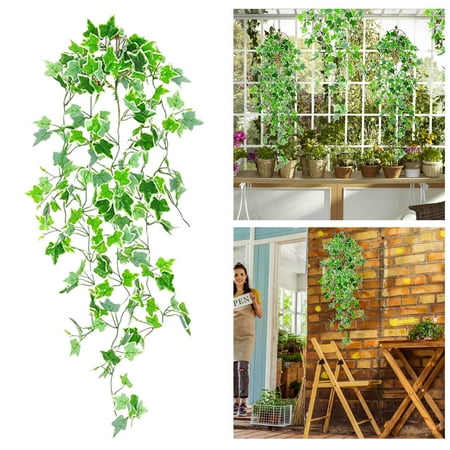 

NIUREDLTD Home Decoration 1PC Artificial Hanging Plants (No Baskets) For Wall Indoor And Outdoor Decoration